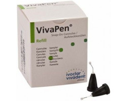 Канюли VivaPen Snap-On для адгезива в форме ручки 100 штук, Ivoclar 627178