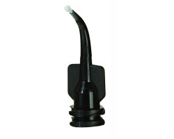 Насадки аппликаторы с кисточкой Black Mini Brush Tips черные (20шт.), Ultradent